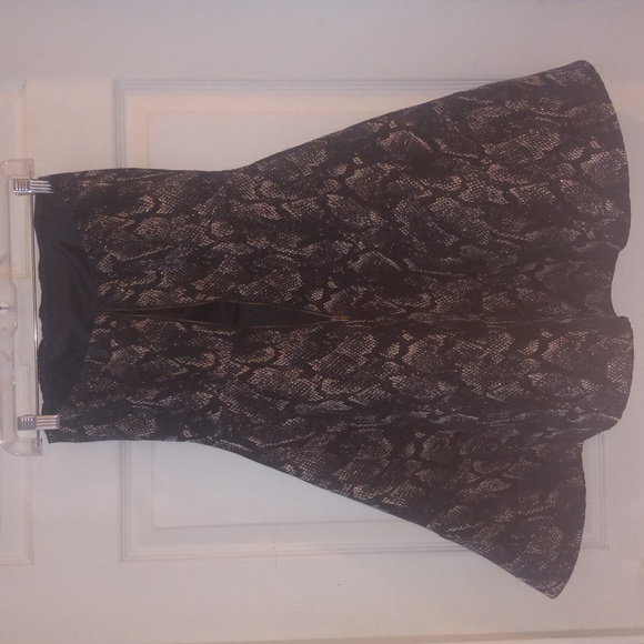 Express Cocktail Snake Print Dress Size 2 - Picture 4 of 4